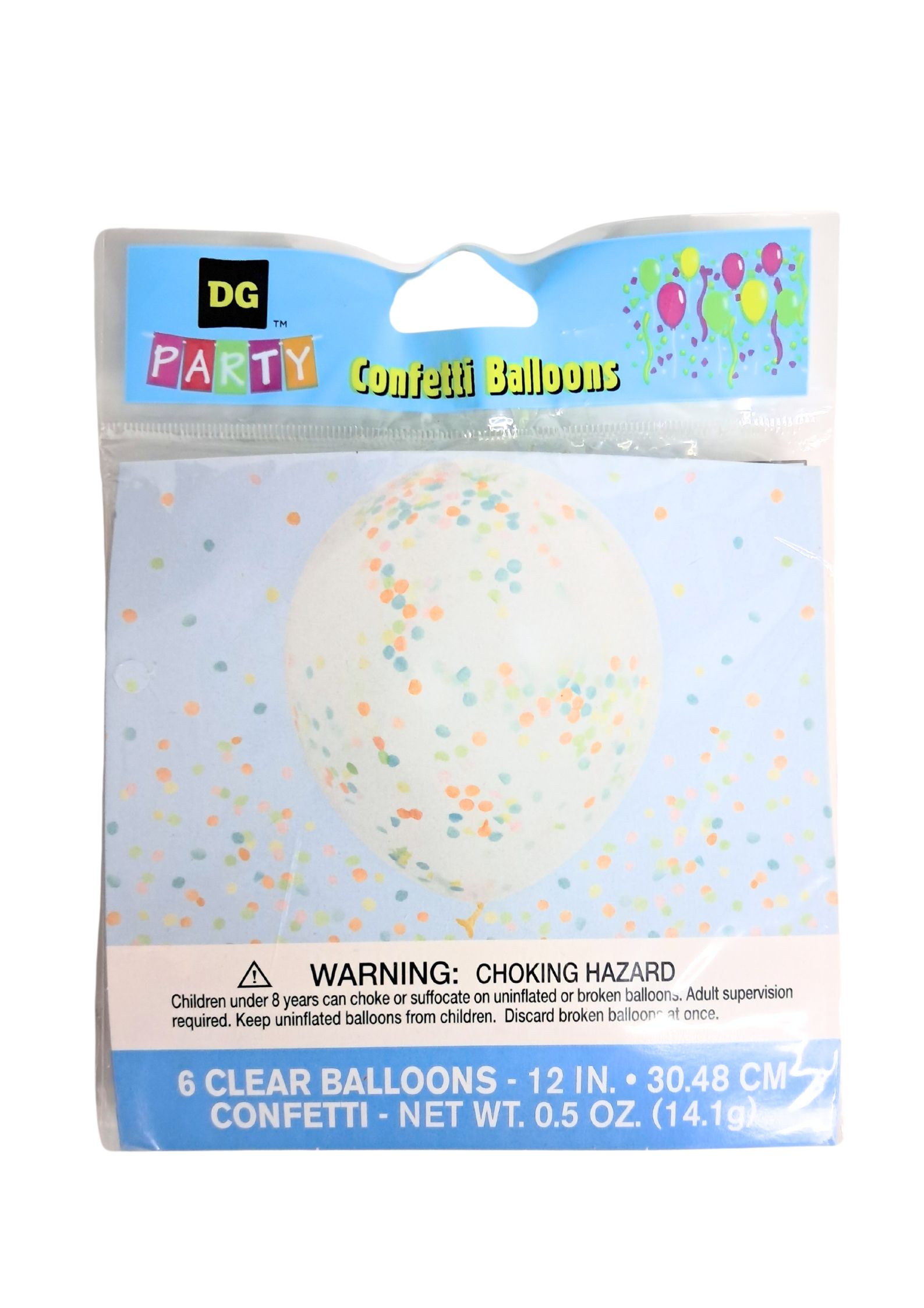 Confetti Balloons 12" 6pk