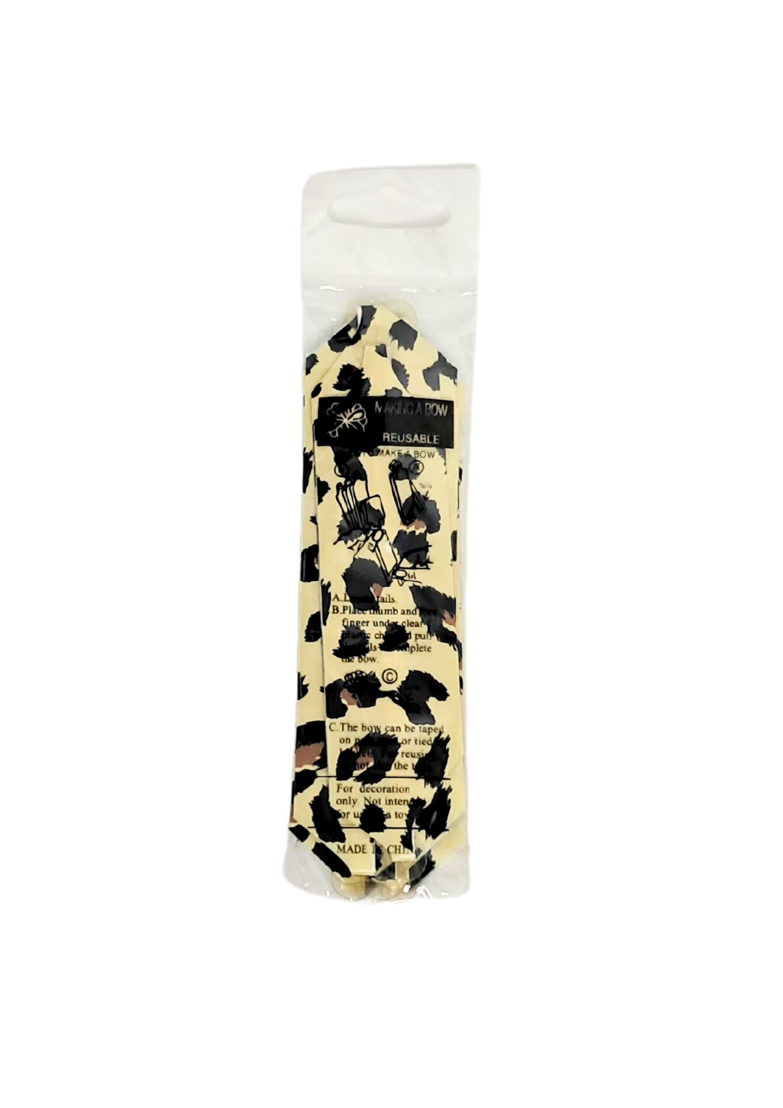 Cheetah Print Gift Bow