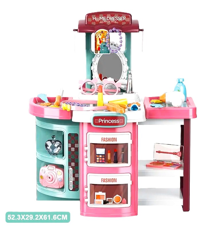 Home Dresser Storage Desk Play Set