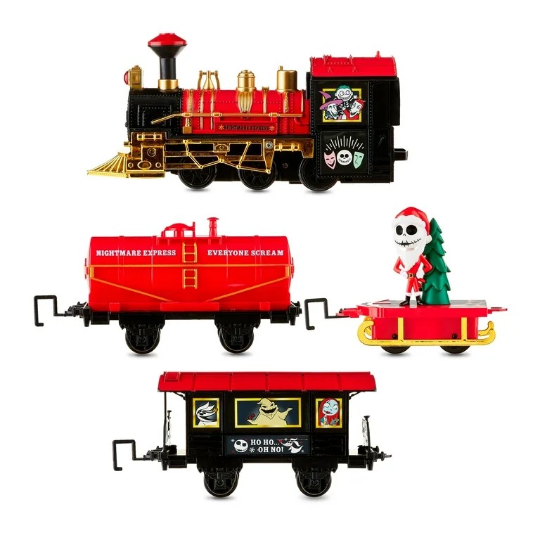 Disney the Nightmare Before Christmas Small Train Set 12 Piece Set Plastic Multi-Color