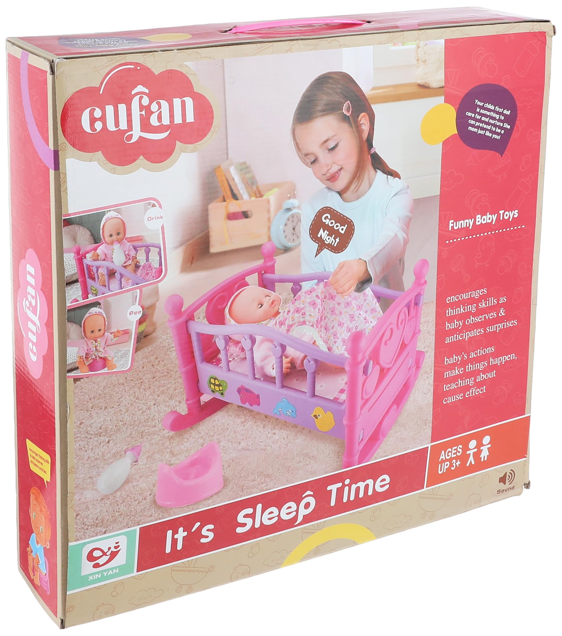 Culan It's Sleep Time Doll Play Set