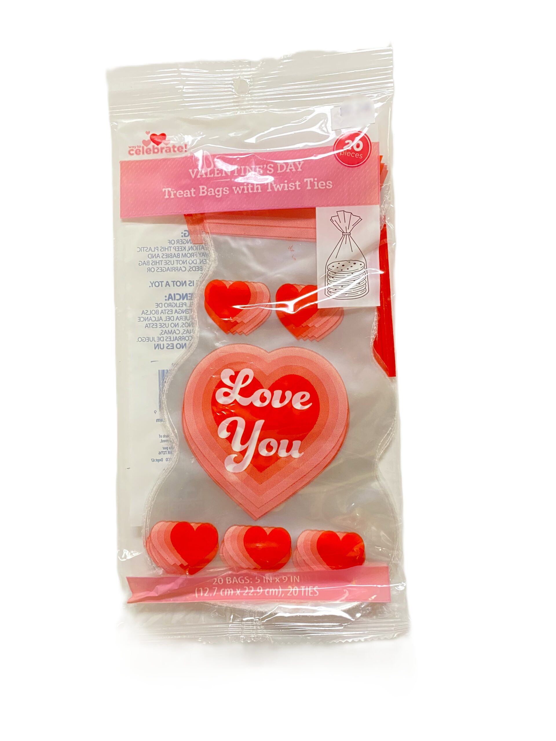 Valentines Treat Bags 20ct