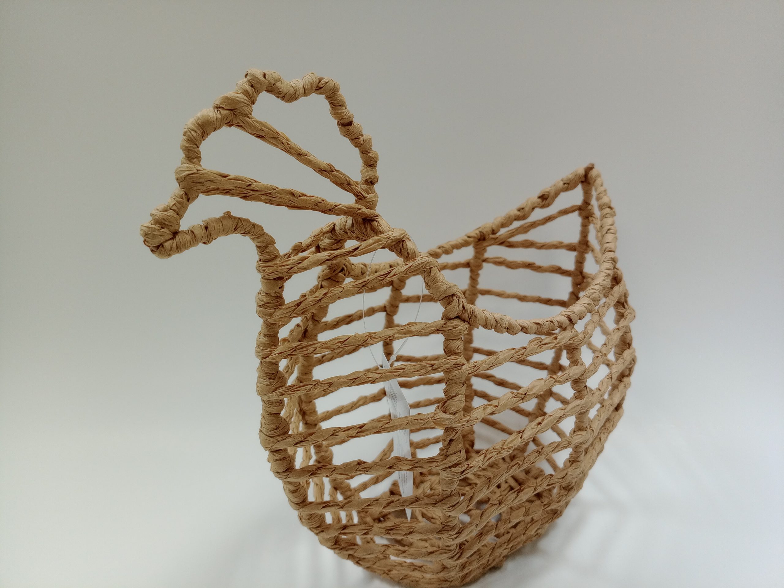 Easter Spring Hen Shaped Basket (9" H, 8"W) - Image 2
