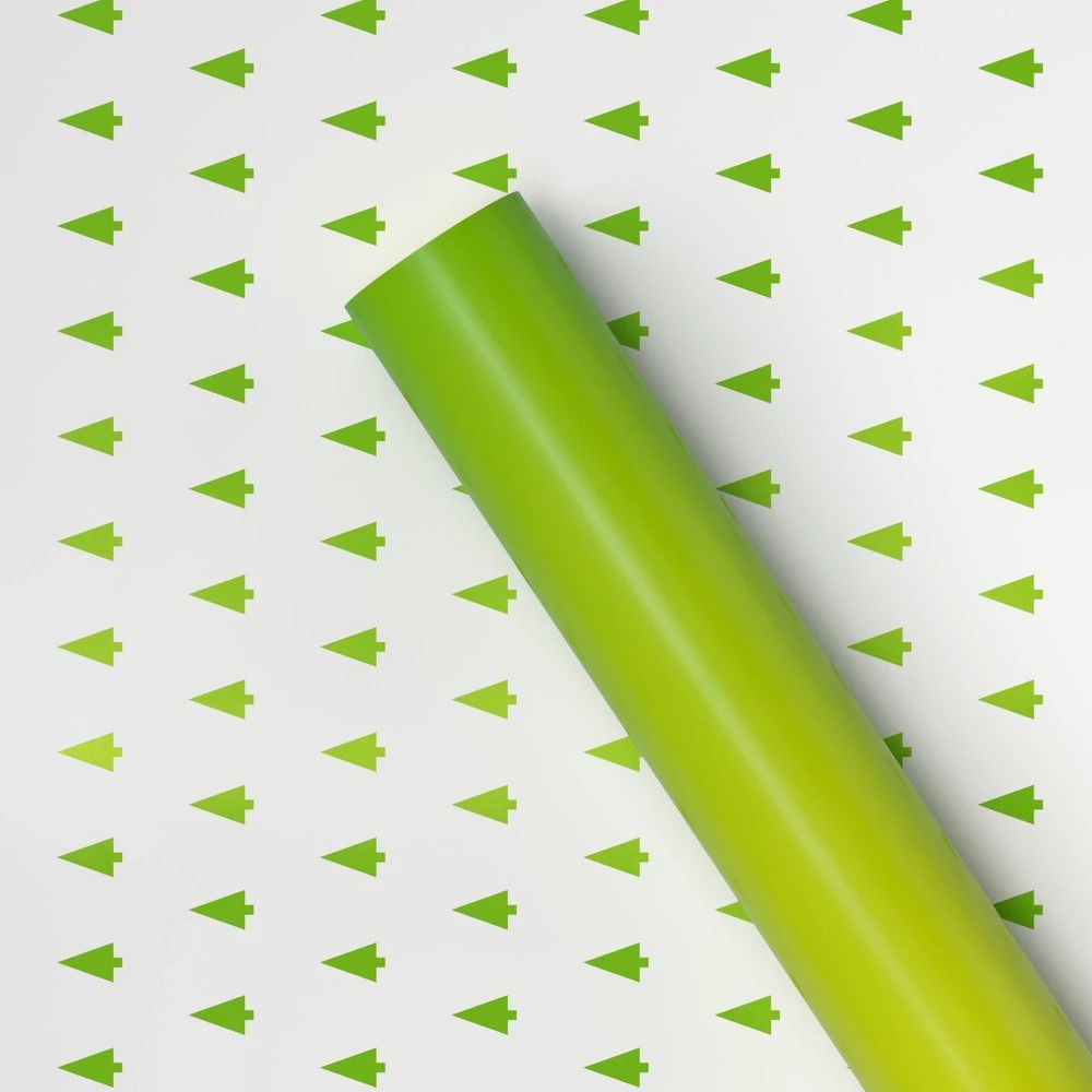 25 SQ FT Wrapping Paper Green