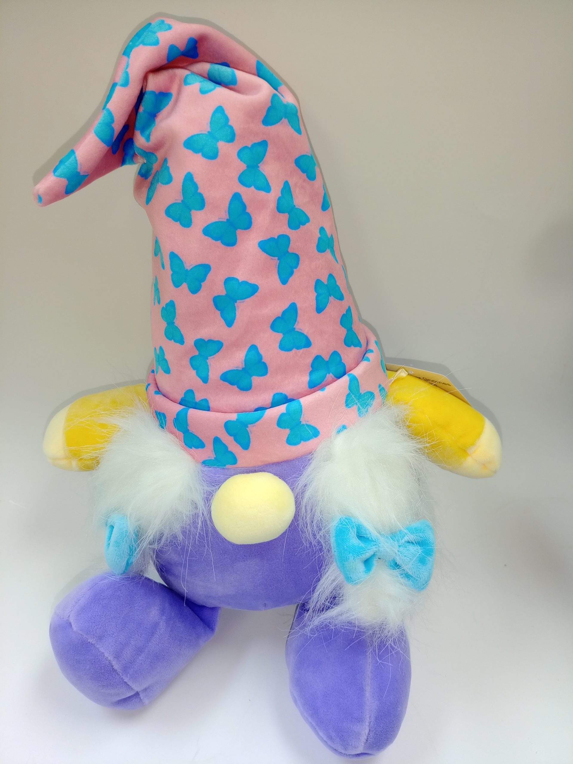 Cottondale 13" Spring Fever Gnome Plush w/ Butterflies Hat - Image 3