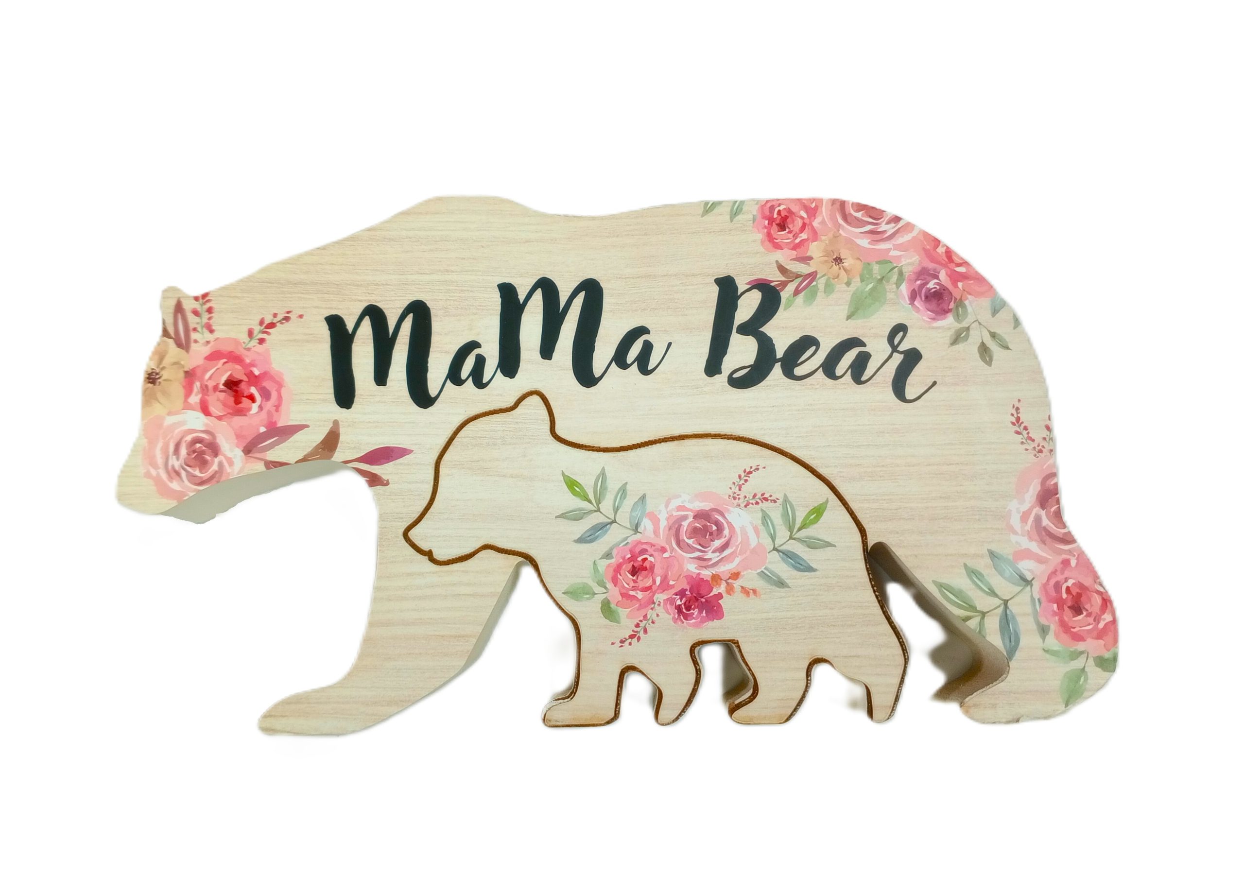 Way to Celebrate , Mama Bear Wooden Decor