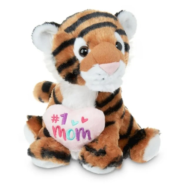 Mother’s Day 8" Animated Friends Plush Toy, Tiger-Way To Celebrate