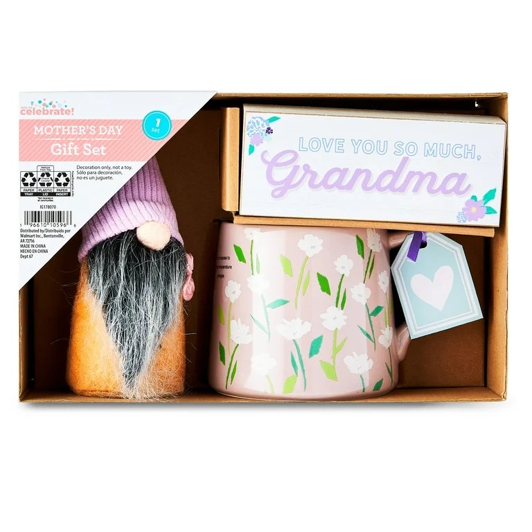 Mother's Day Gift Set,Grandma, Way to Celebrate