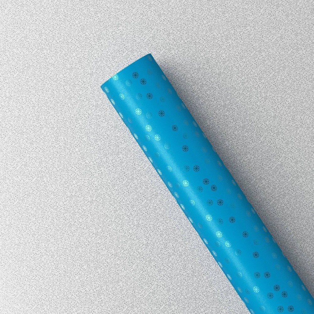 25 SQ FT Wrapping Paper Blue