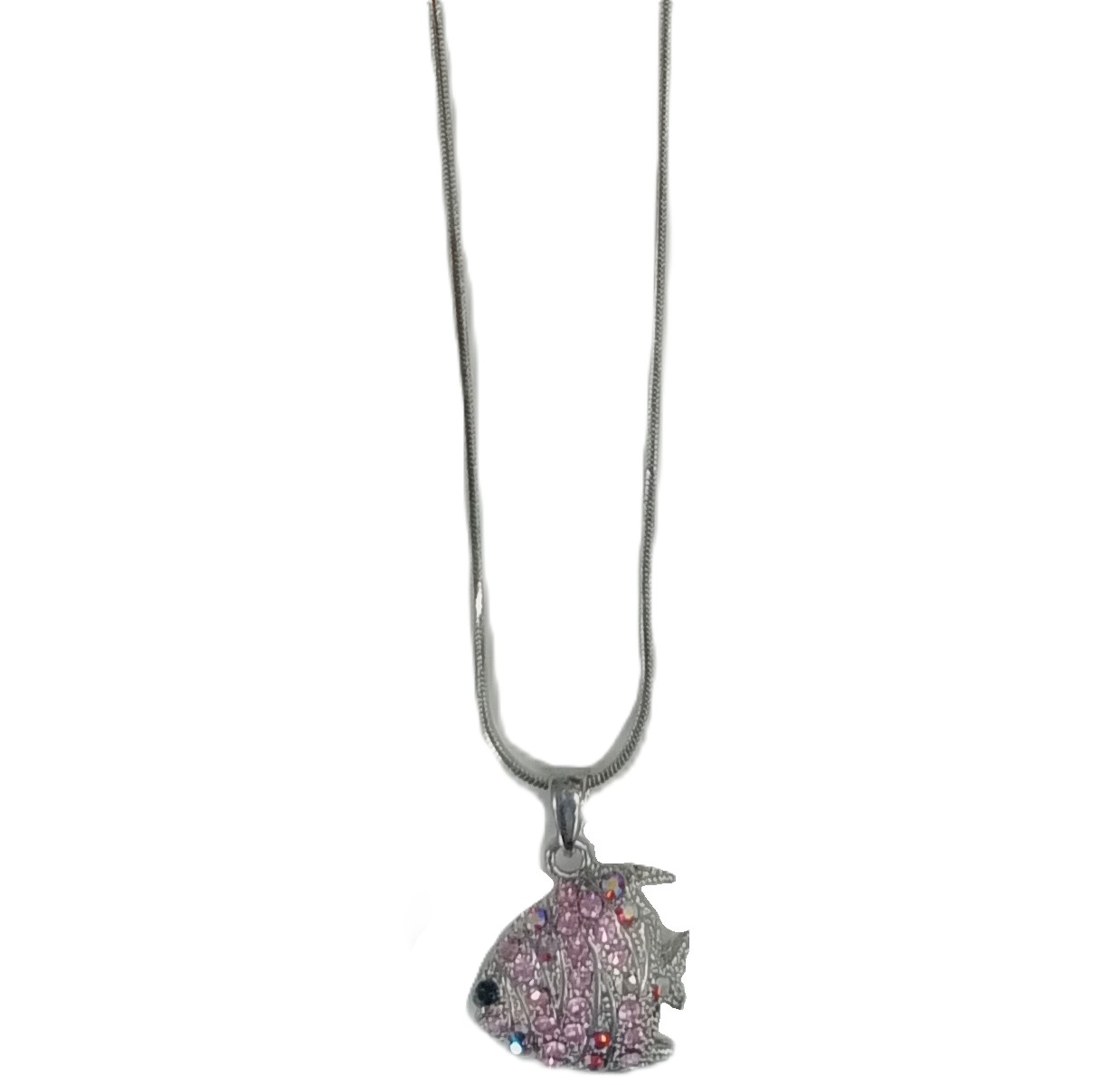 Fish Rhinestone Necklace