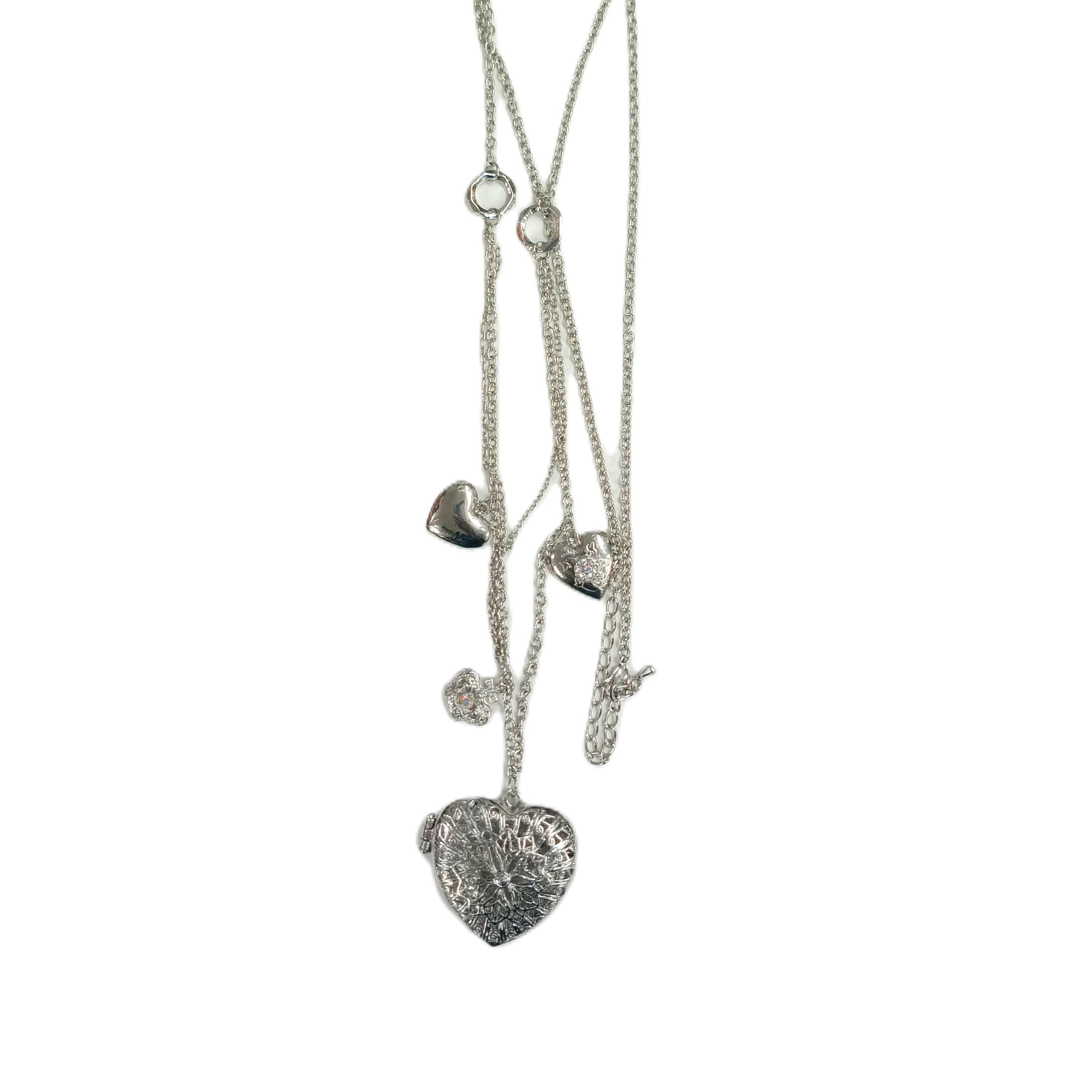 Heart Locket Layered Necklace