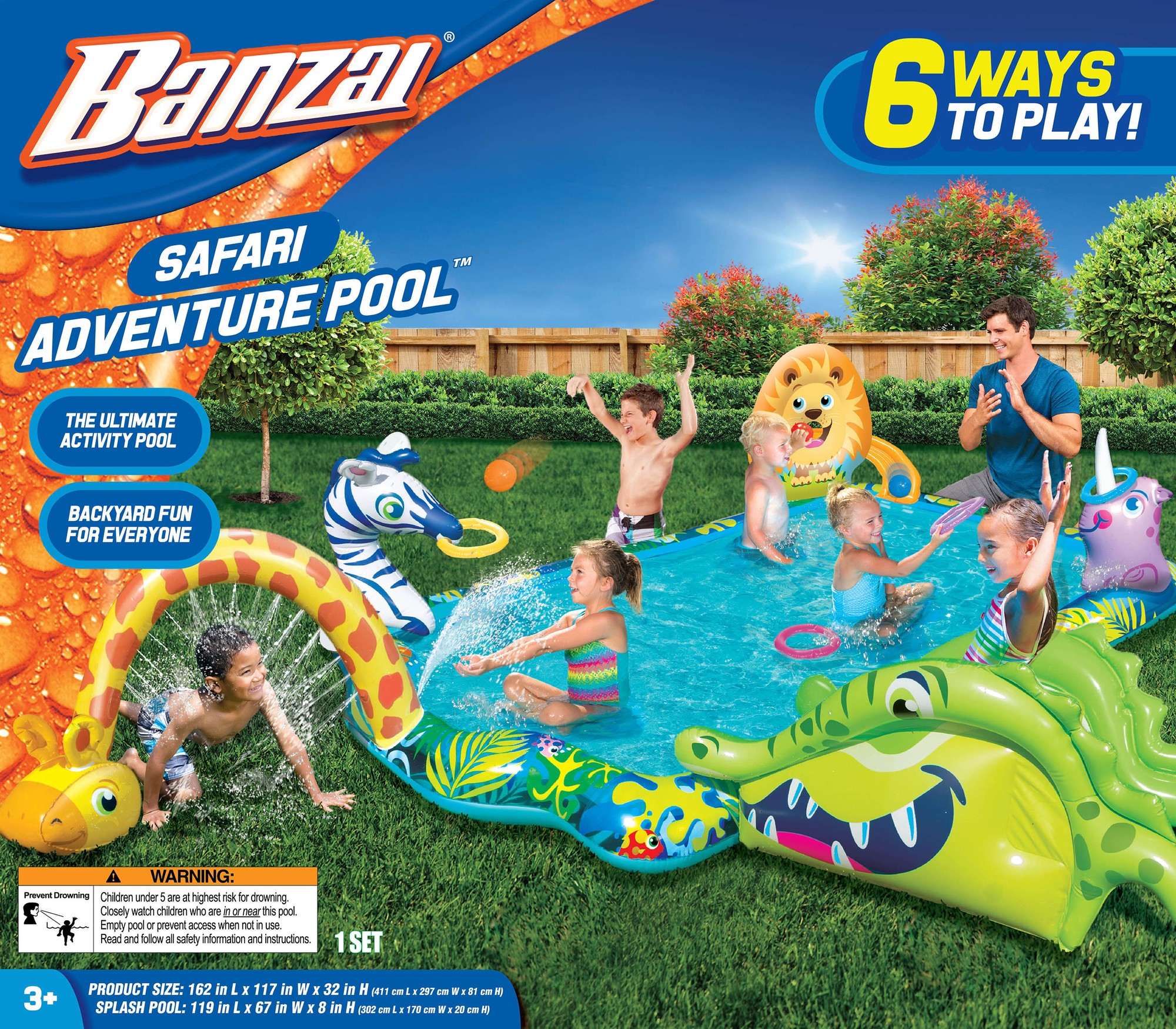 Banzai Safari Adventure Rectangular Pool