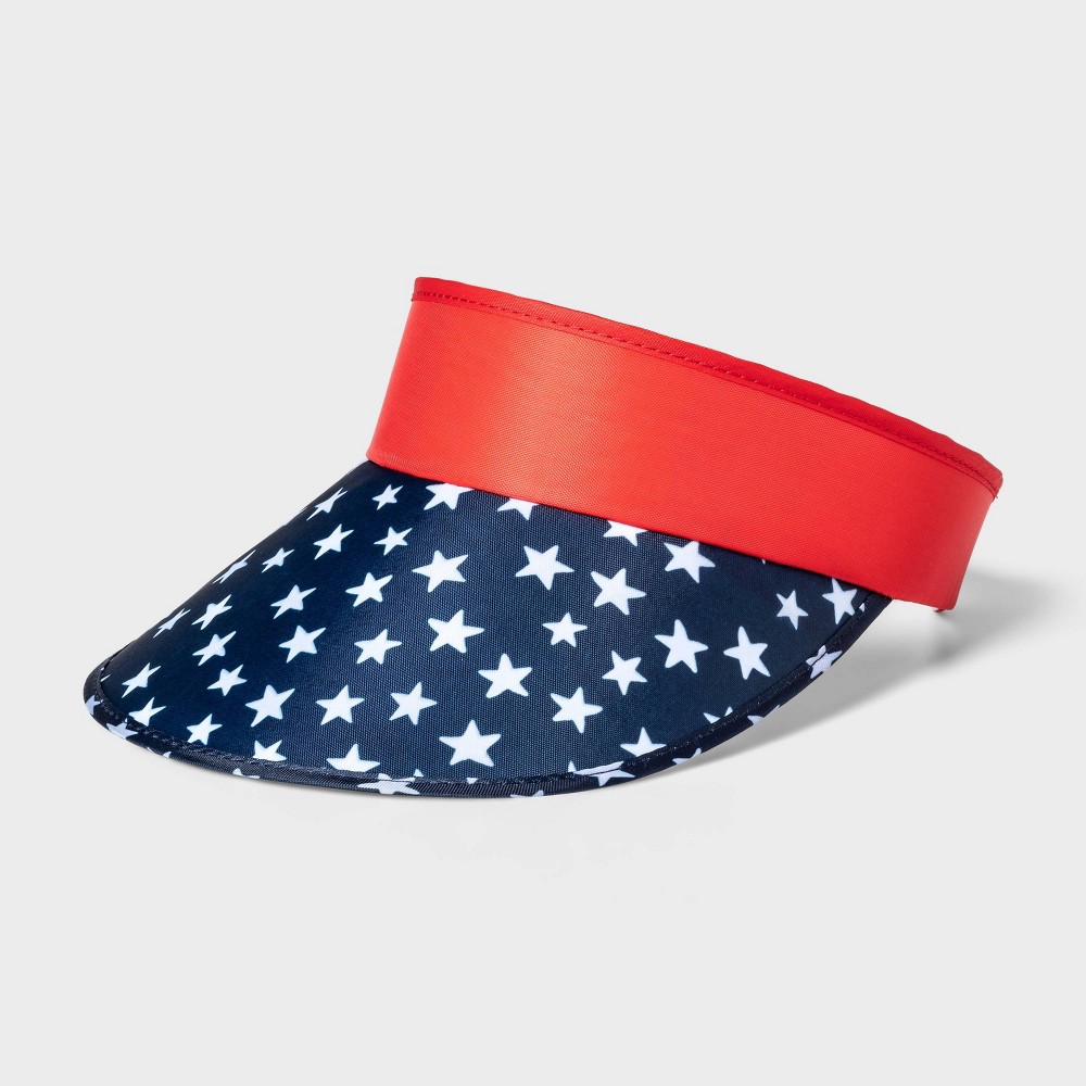 Retro Visor – Stars & Red – Sun Squad™