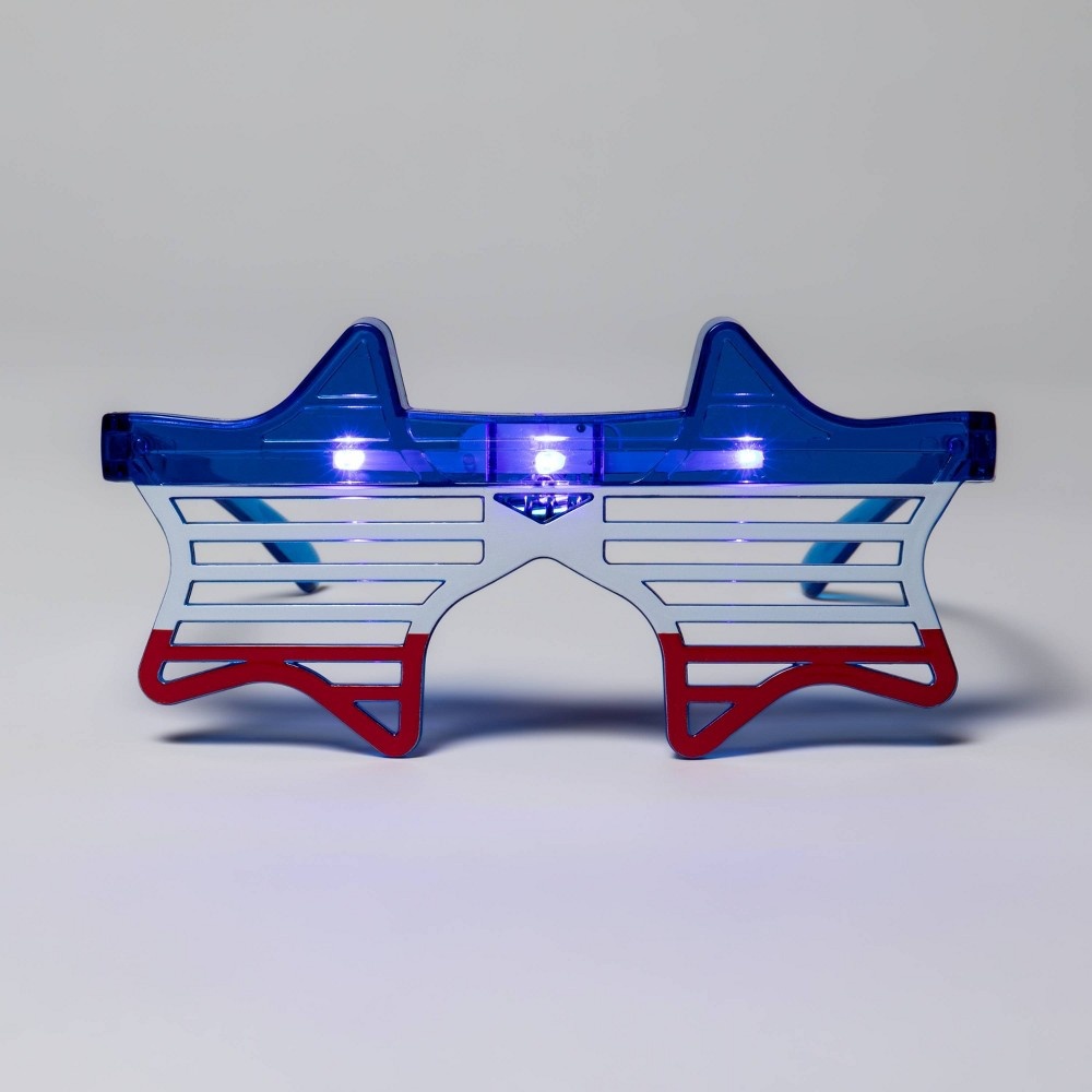 Light-up Eyewear Rd/Whte/Blue