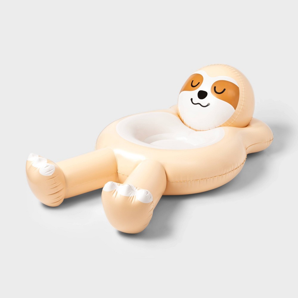 Sloth Pool Float – Yellow – Sun Squad™
