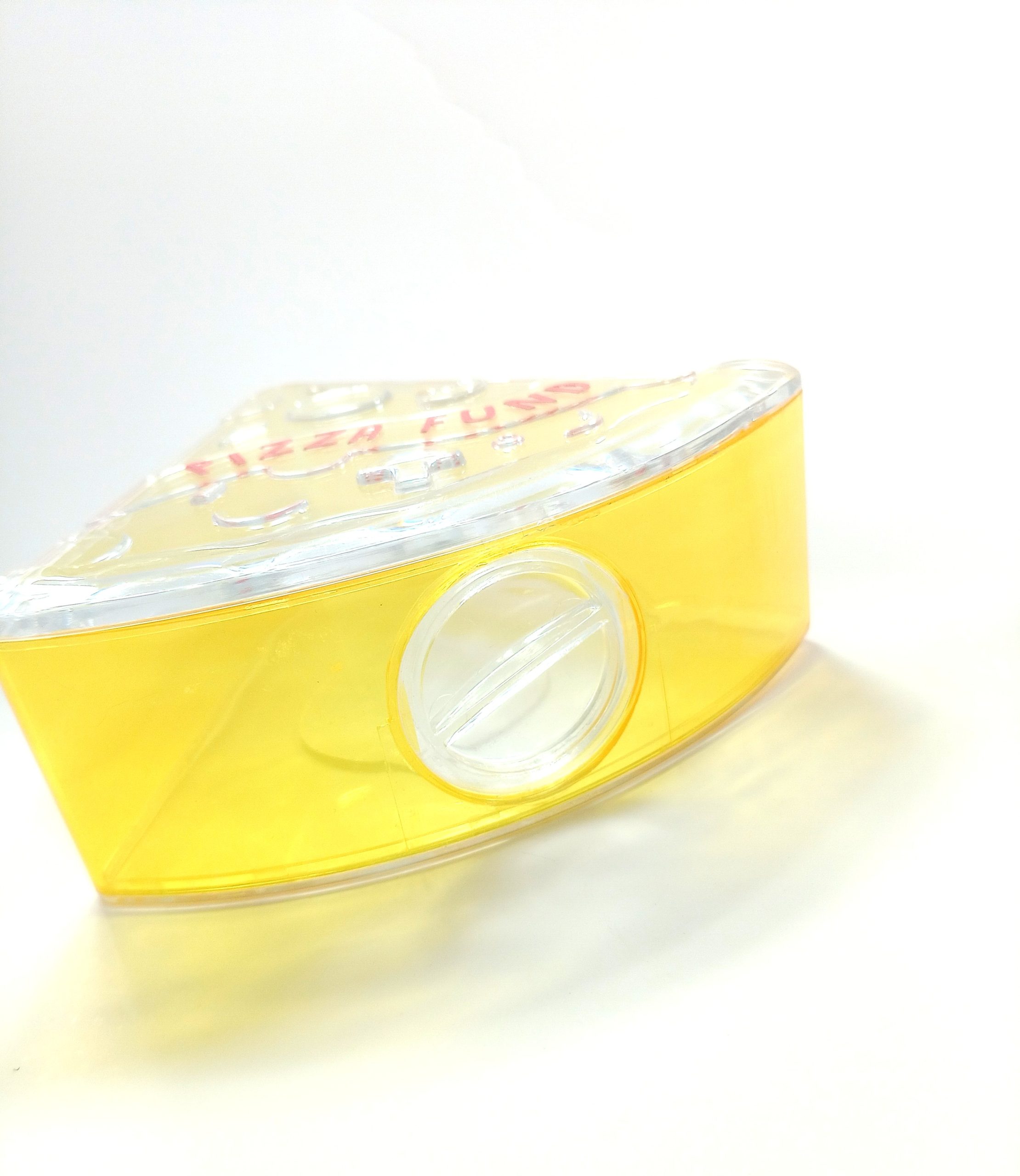 Clear Pizza Fund Piggy Bank - Image 3
