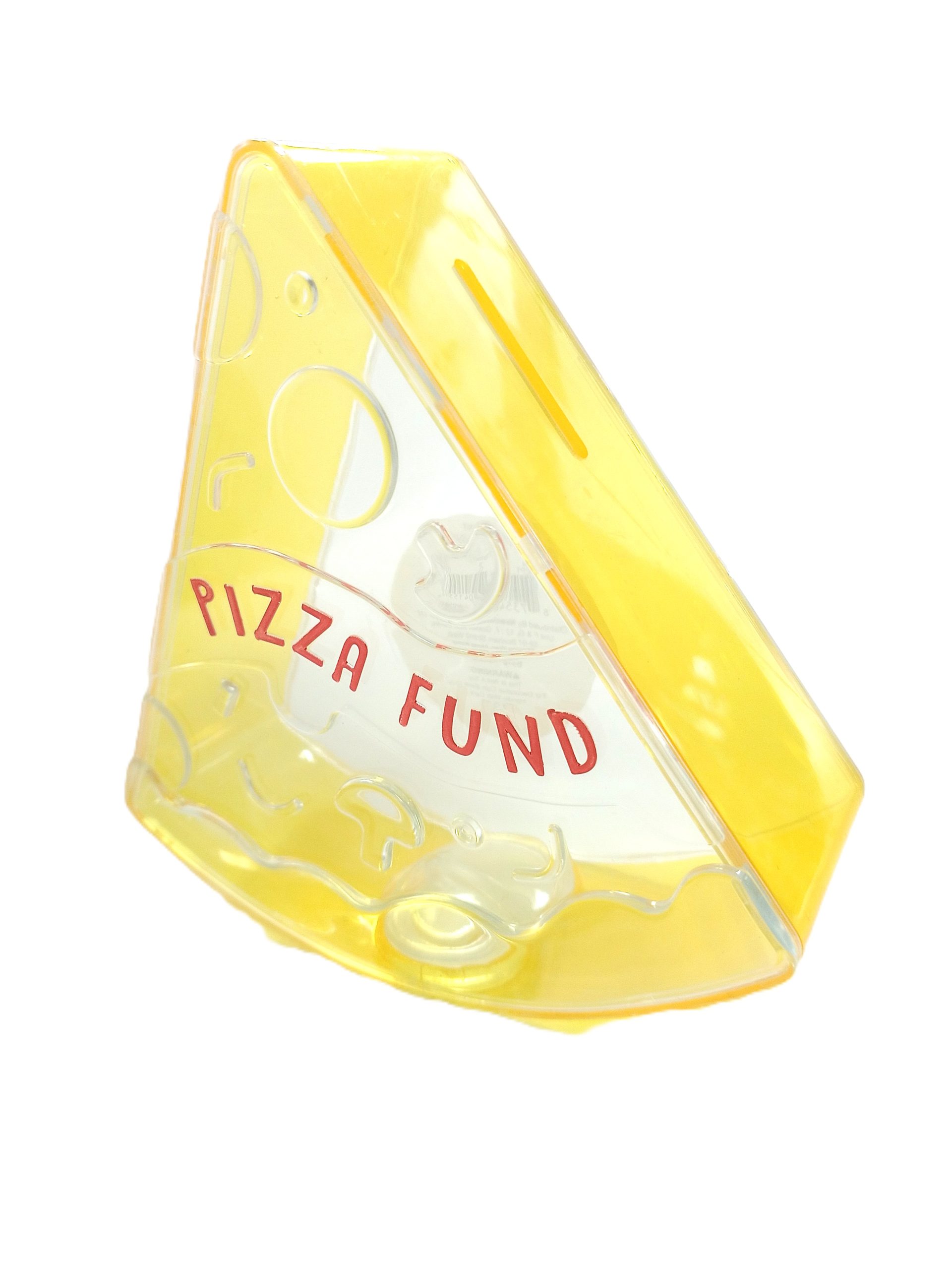 Clear Pizza Fund Piggy Bank - Image 2