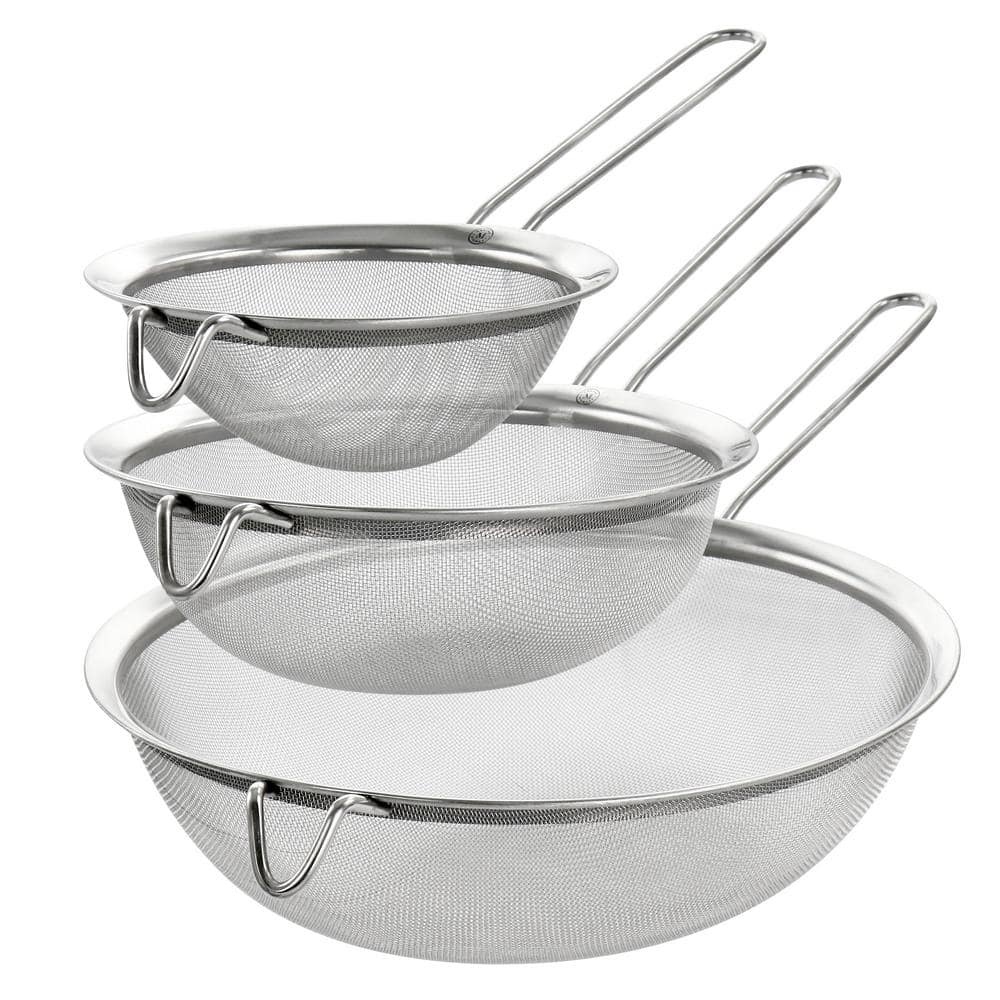 3-pc Frying Strainer Set