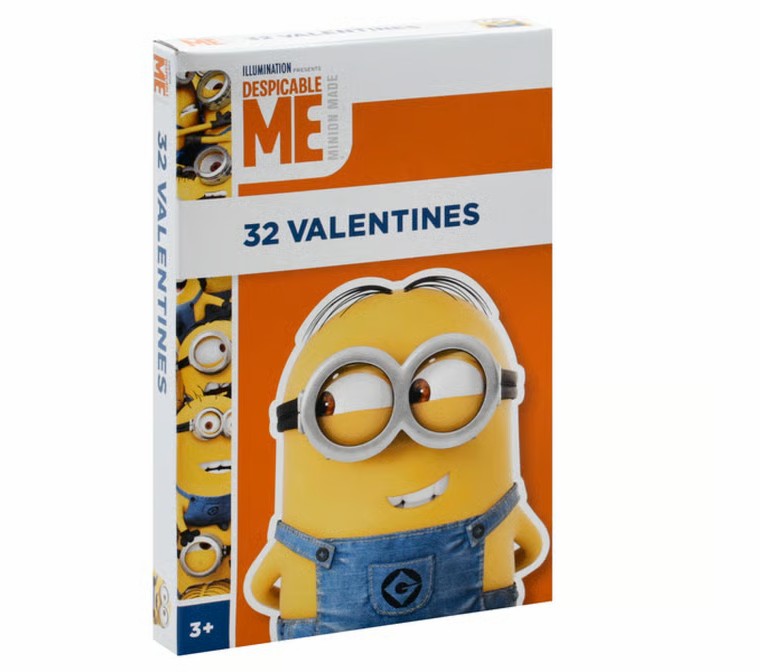 Despicable Me Valentines Cards 32ct