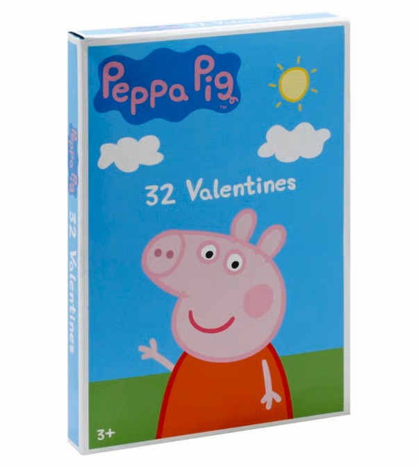 Peppa Pig Valentines Cards 32ct