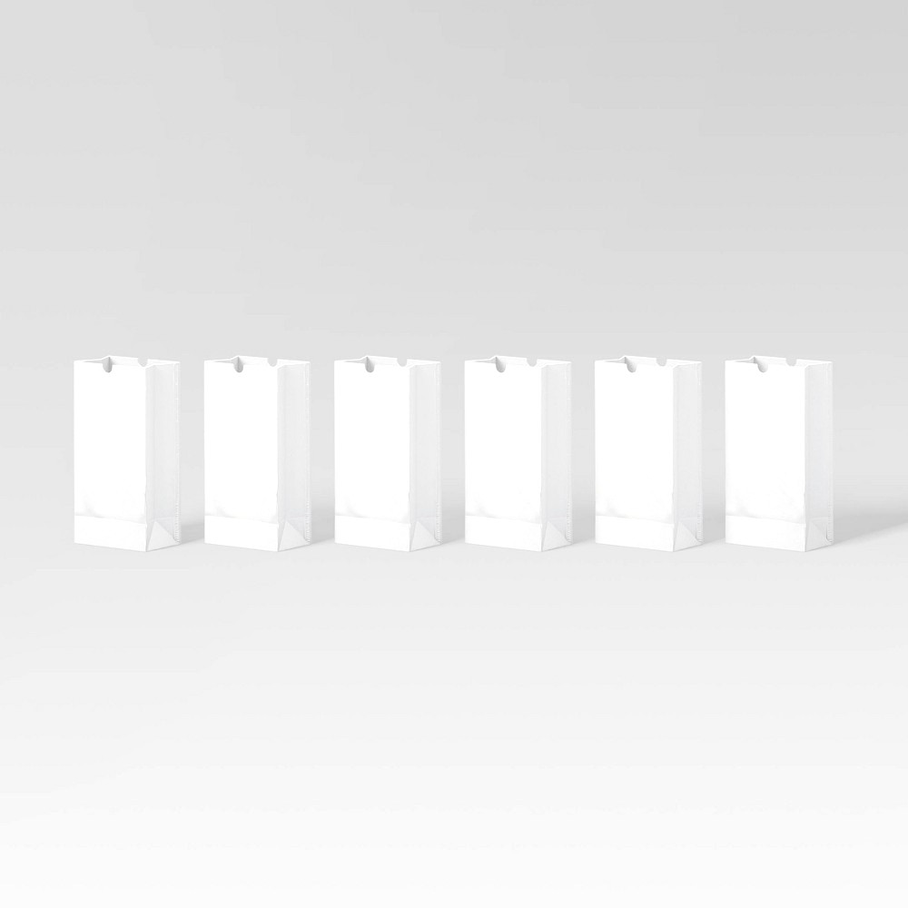 Sun Squad 6pk Resin Luminaria Bags