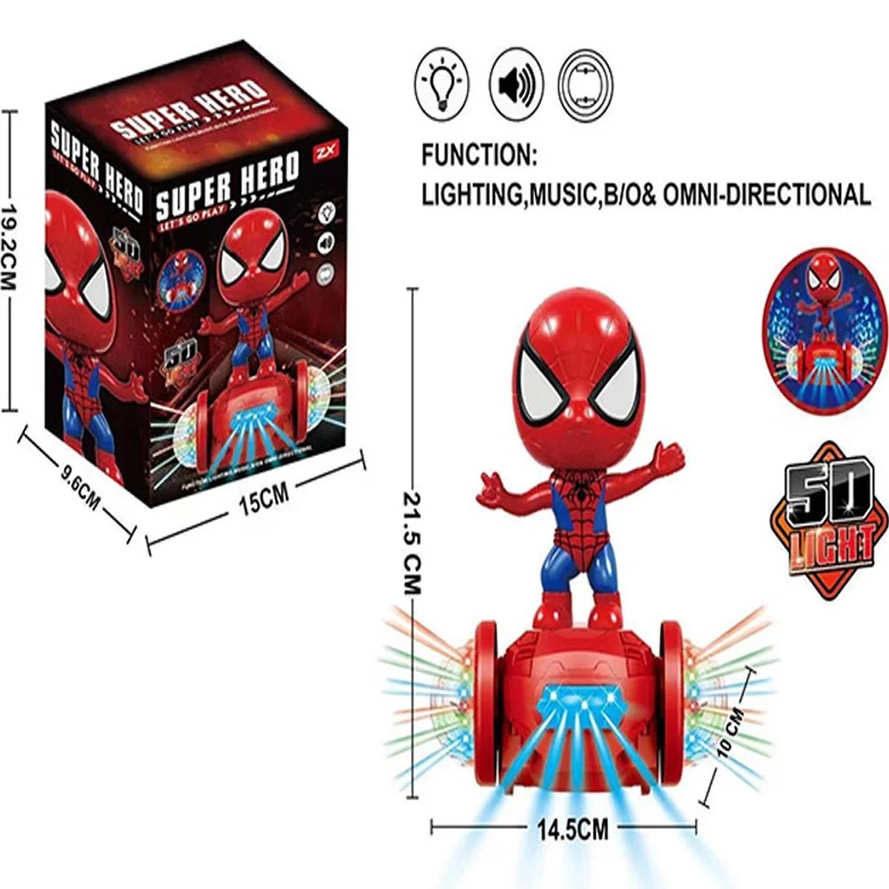 Superhero Dancing Spiderman Disco Toy