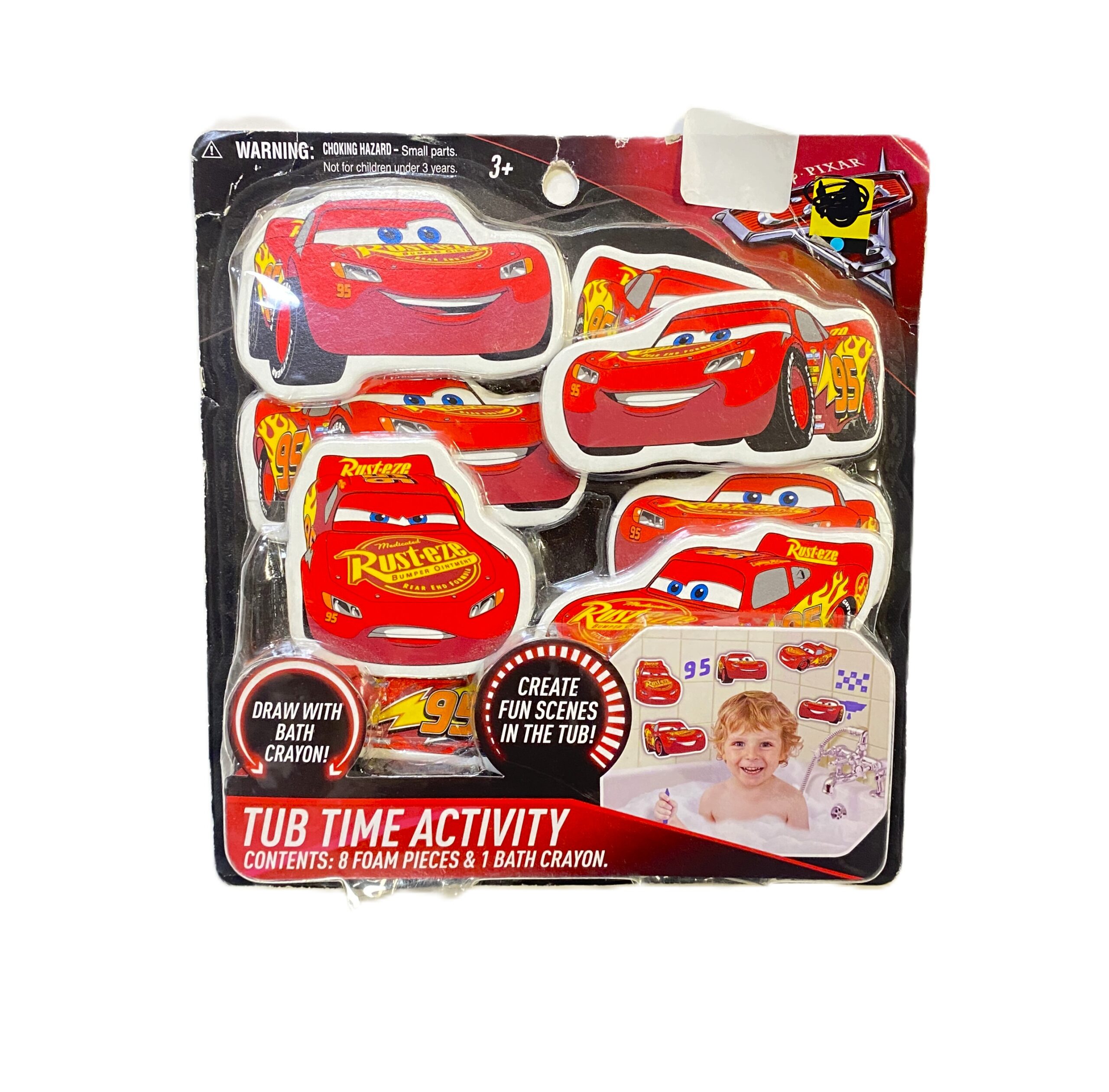 Cars 3 Disney Pixar Tub Time Activity Bath Set