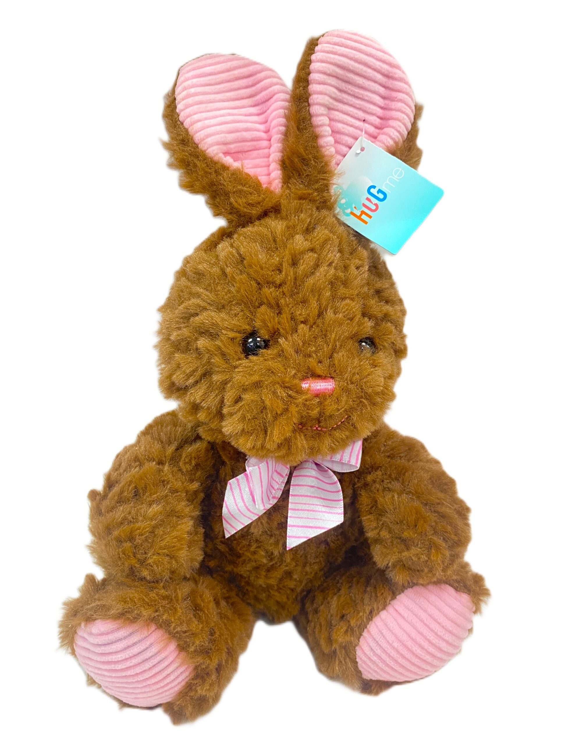 13" Bunny with Pink Bow Plush