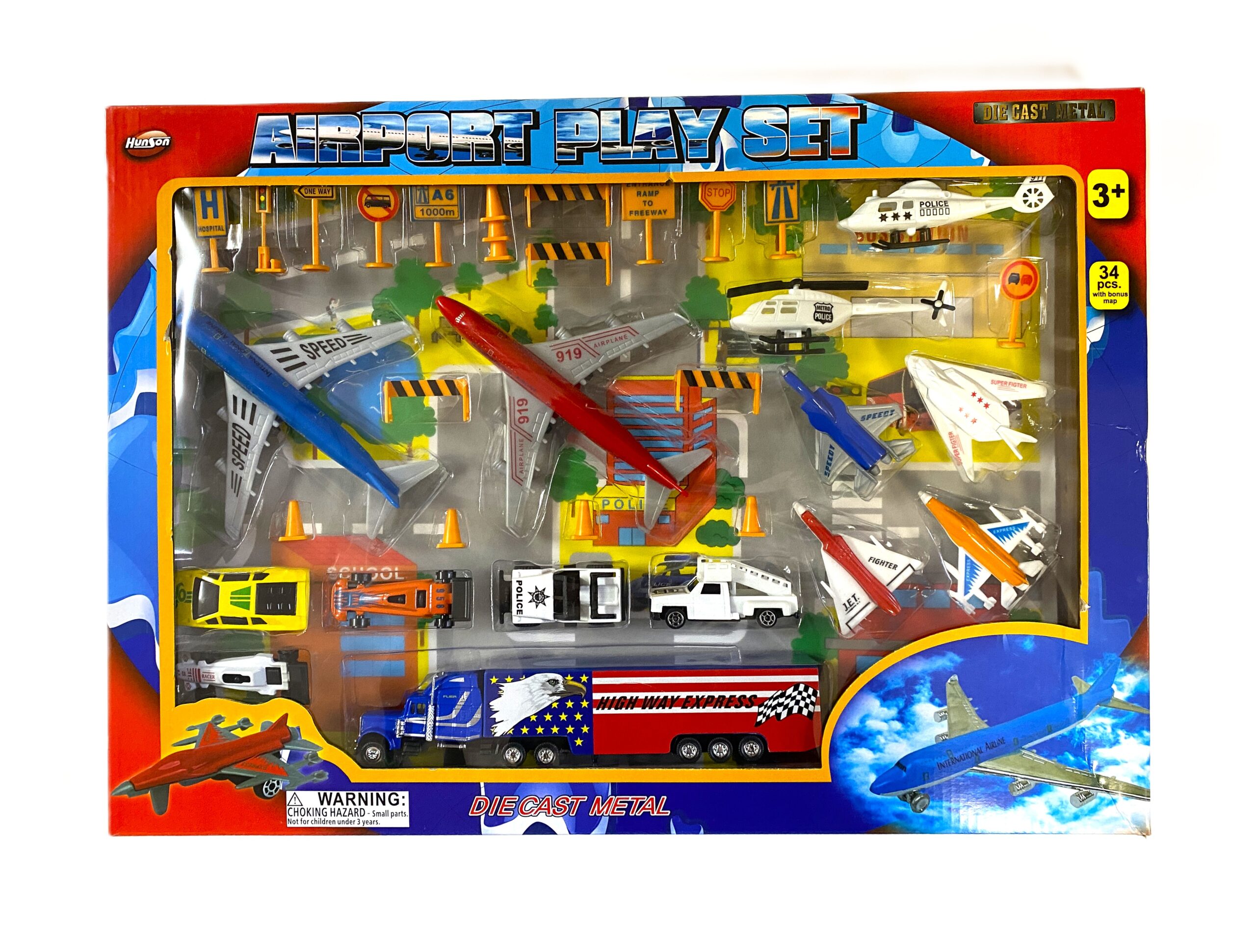 Airplane Play Set, 35pcs
