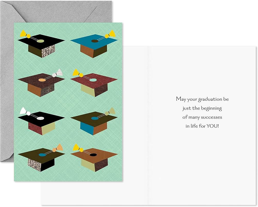 Hallmark Graduation Cards Assortment 6ct, Graduation Cap