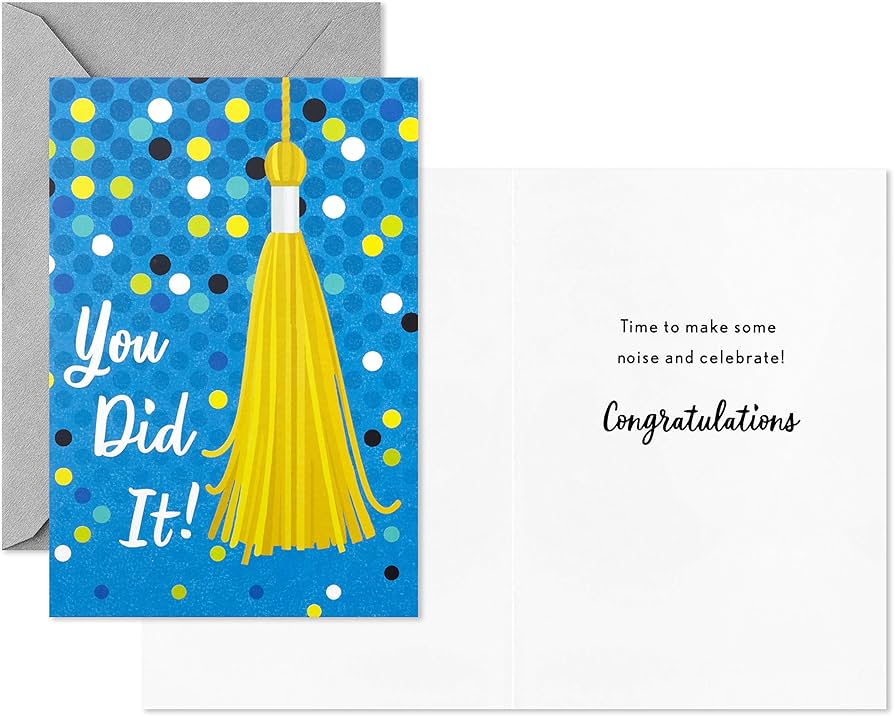 Graduation Cards 6ct "You Did It"