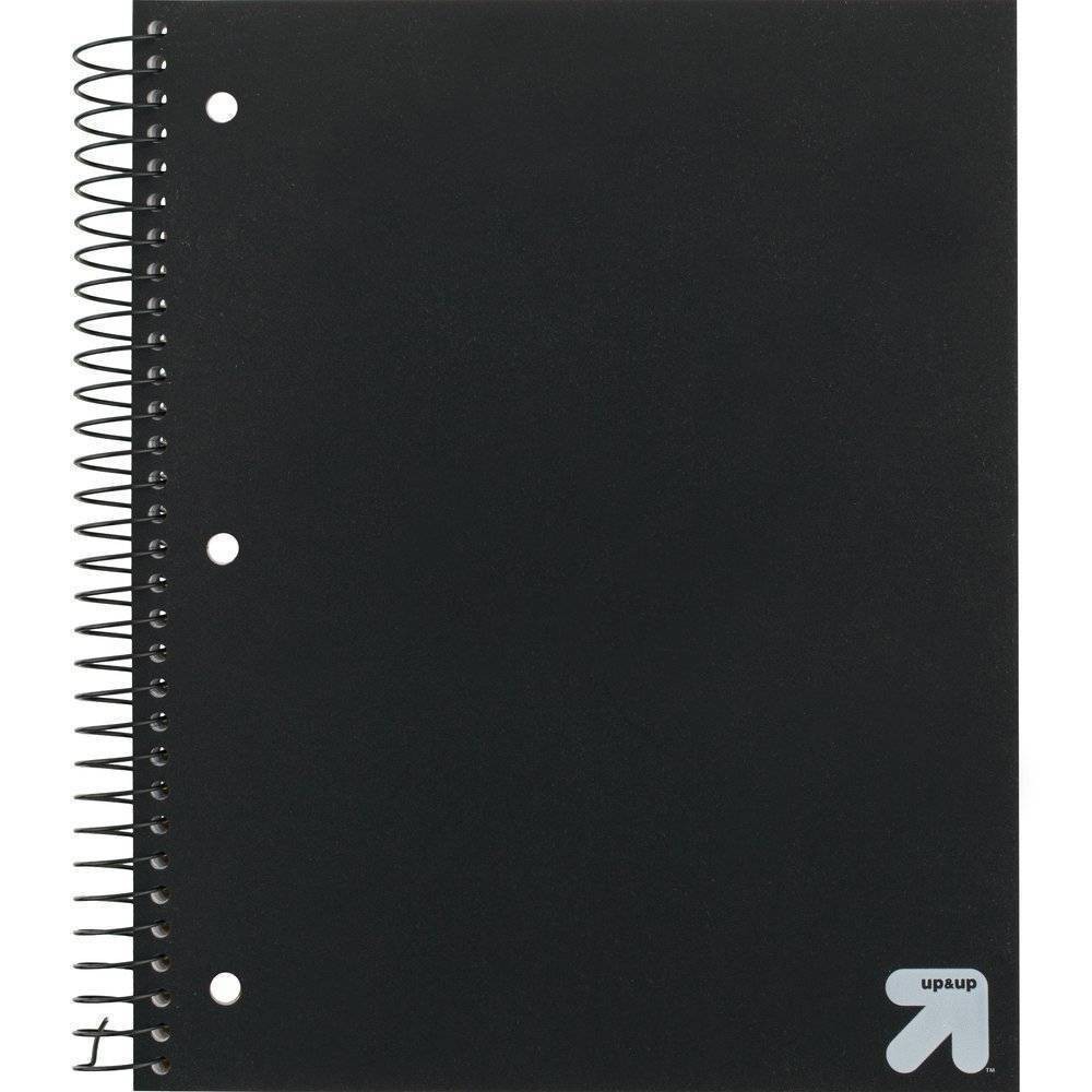 Spiral Notebook 3 Subject College Ruled 150 Sheets - up & up™