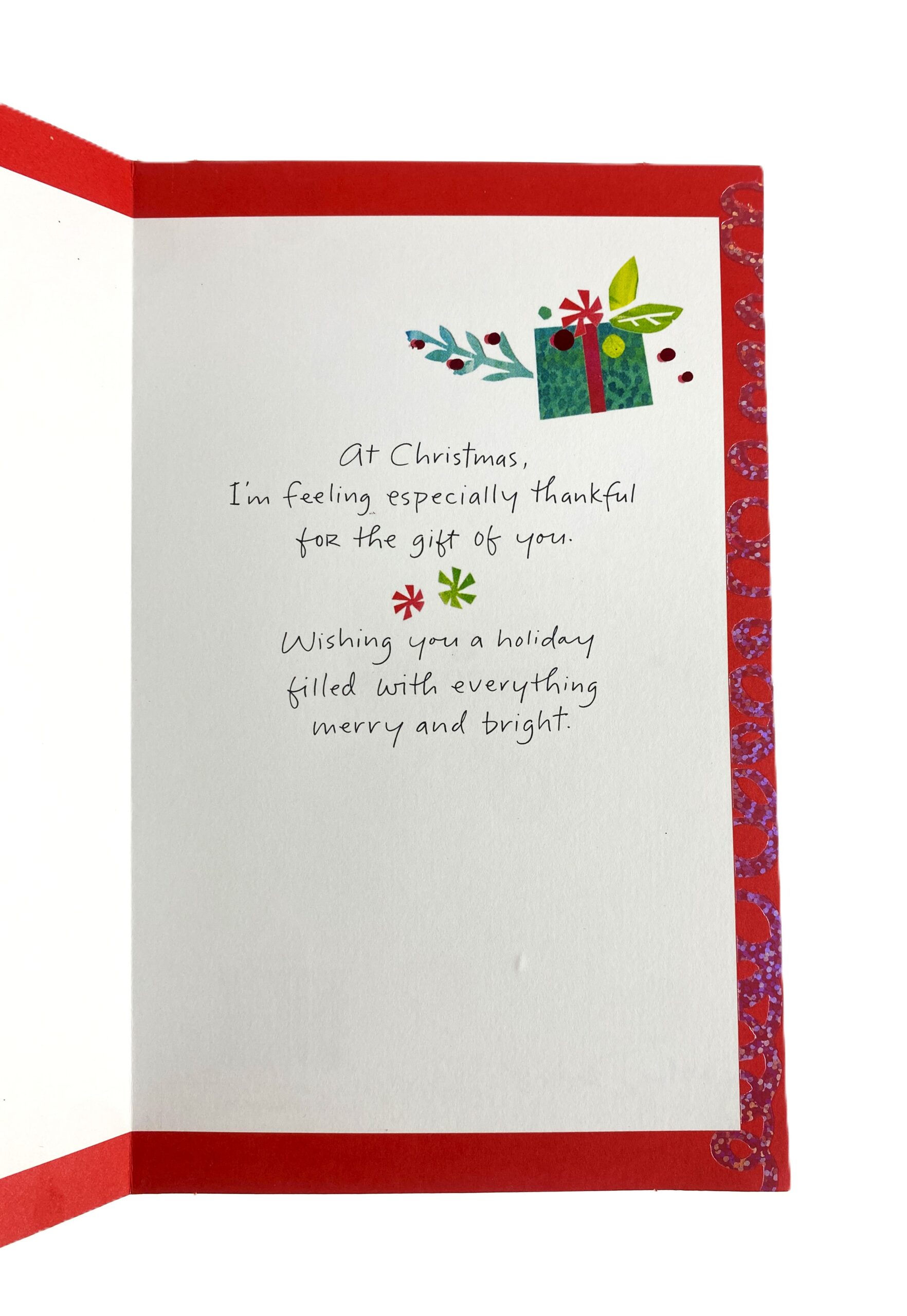 Christmas Greetings Card- Best Gift Are People - Image 2