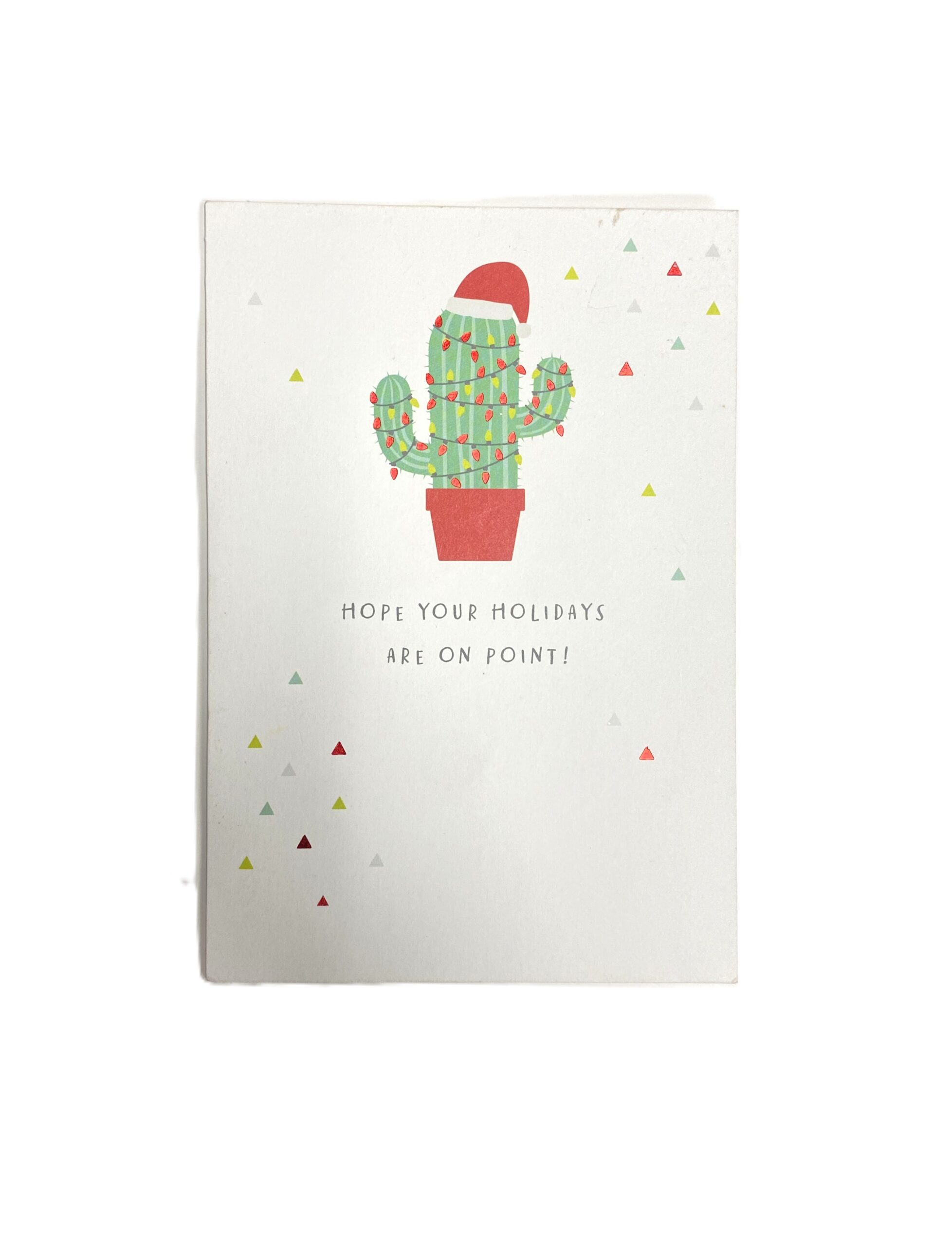 Christmas Greeting Card- On Point - Cactus