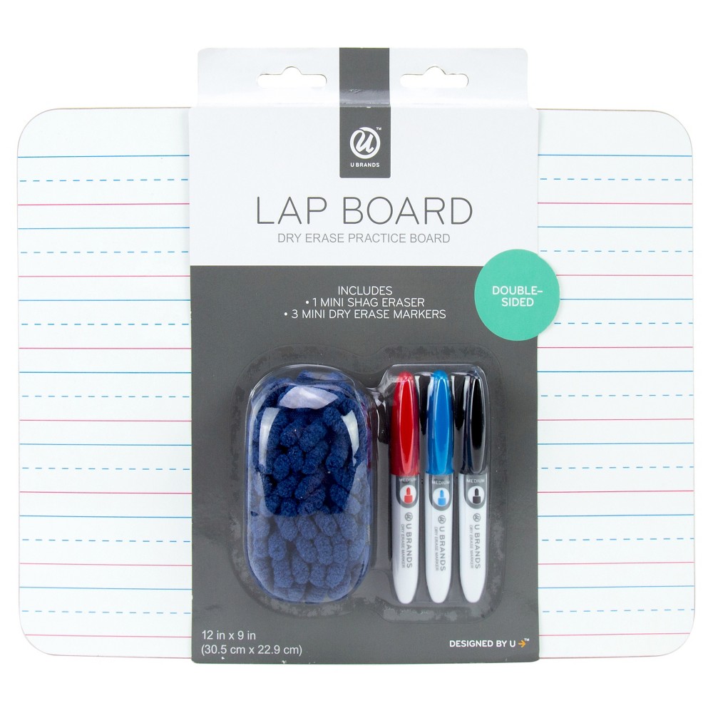 U Brands 9x12 Practice Writing Dry Erase Board