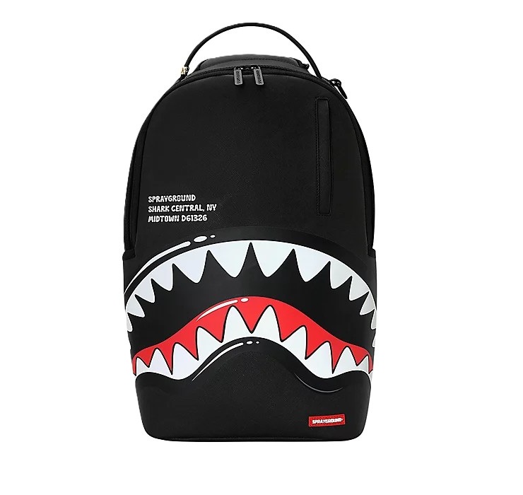 Sprayground Shark Central Bubbly Black Backpack
