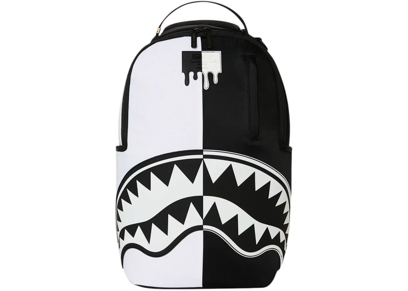 Sprayground Shark Central Black & White Backpack