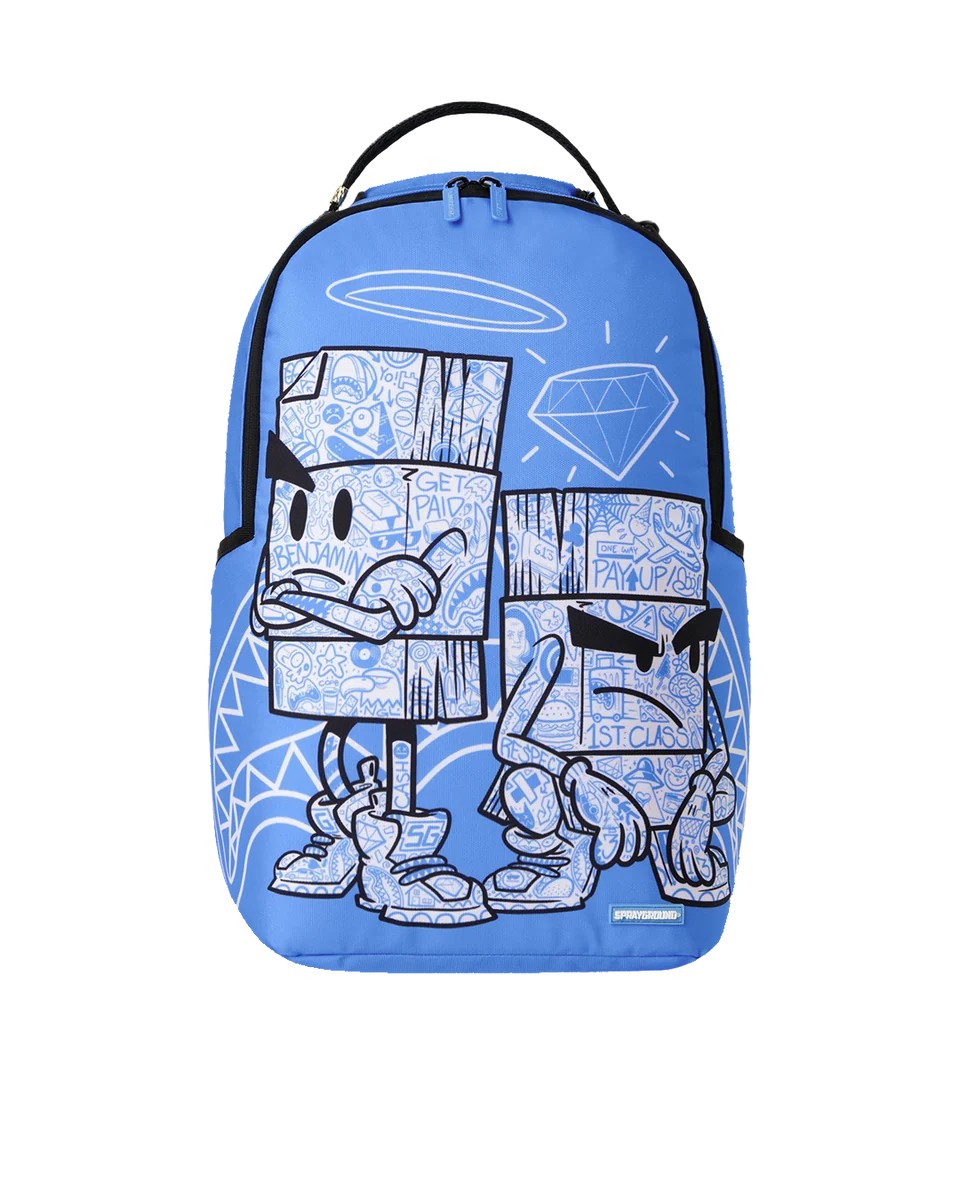 Sprayground Money Boys Color Block Doodle Backpack