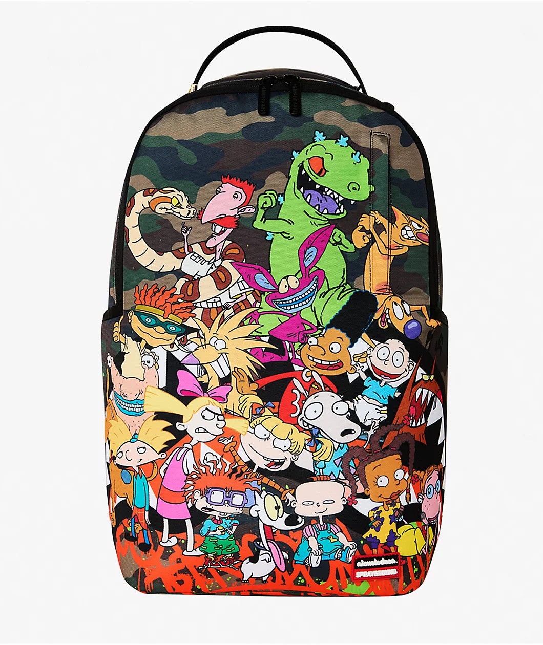 Sprayground 90s Nick Camo With Graffiti