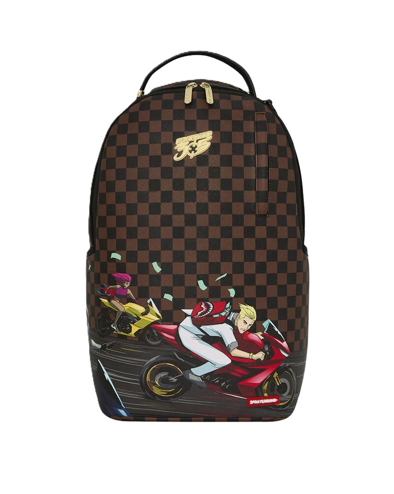 Sprayground 305 Check Motorcycles Backpack