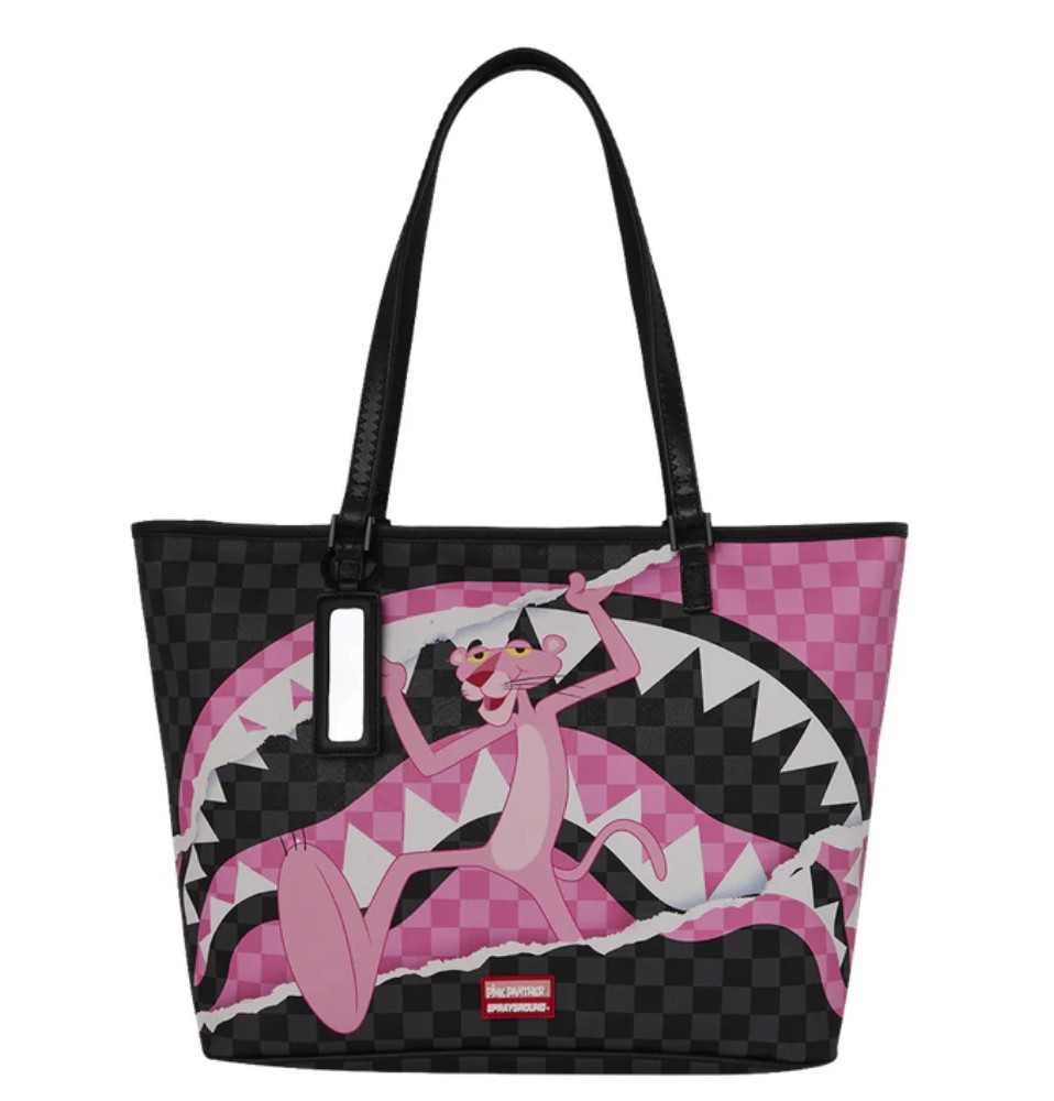 Sprayground Pink Panther On the Run Tote