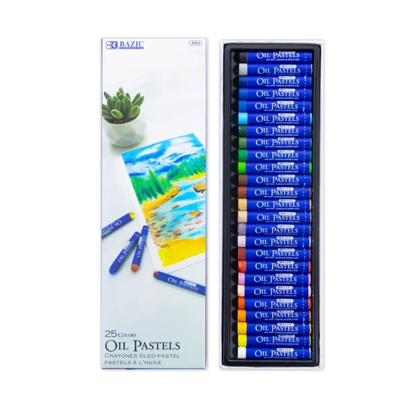Bazic Oil Pastels 25 pack