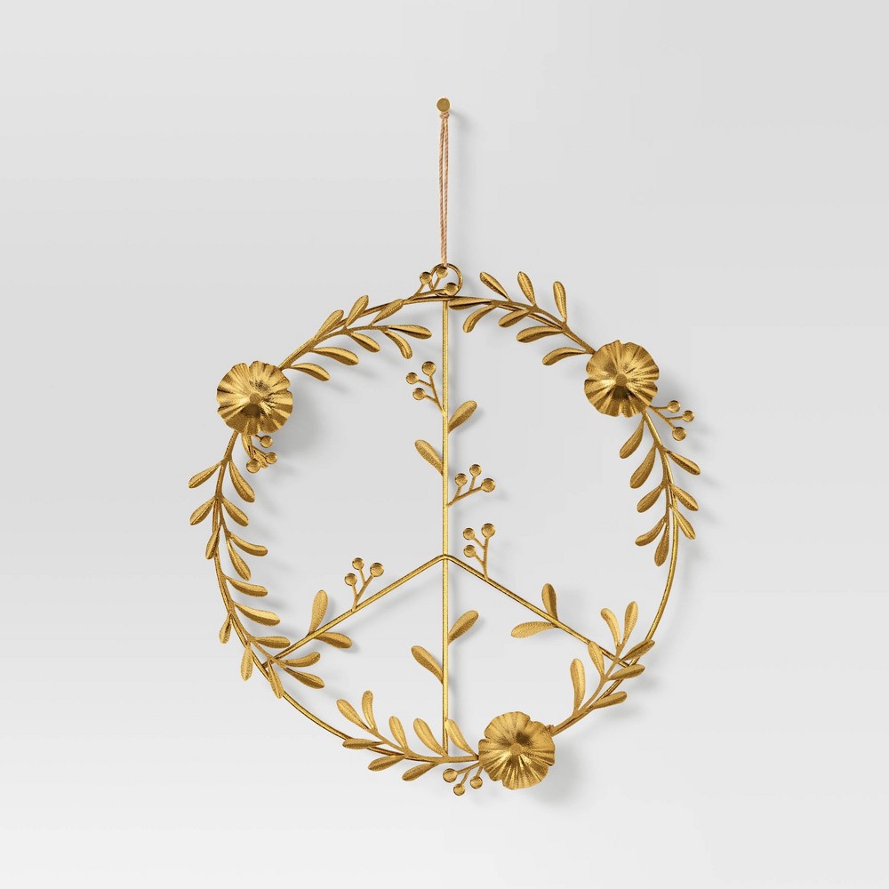 Golden Leaves Wall Decor