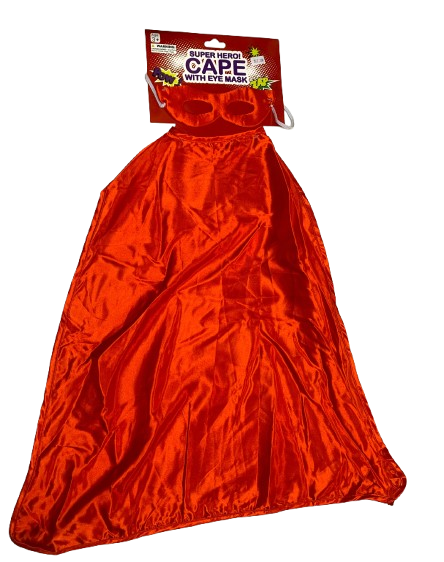 Kids Super Hero Cape w/EyeMask - Image 4